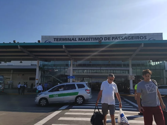 Terminal Marítimo de Passageiros, o Concais, no Porto de Santos